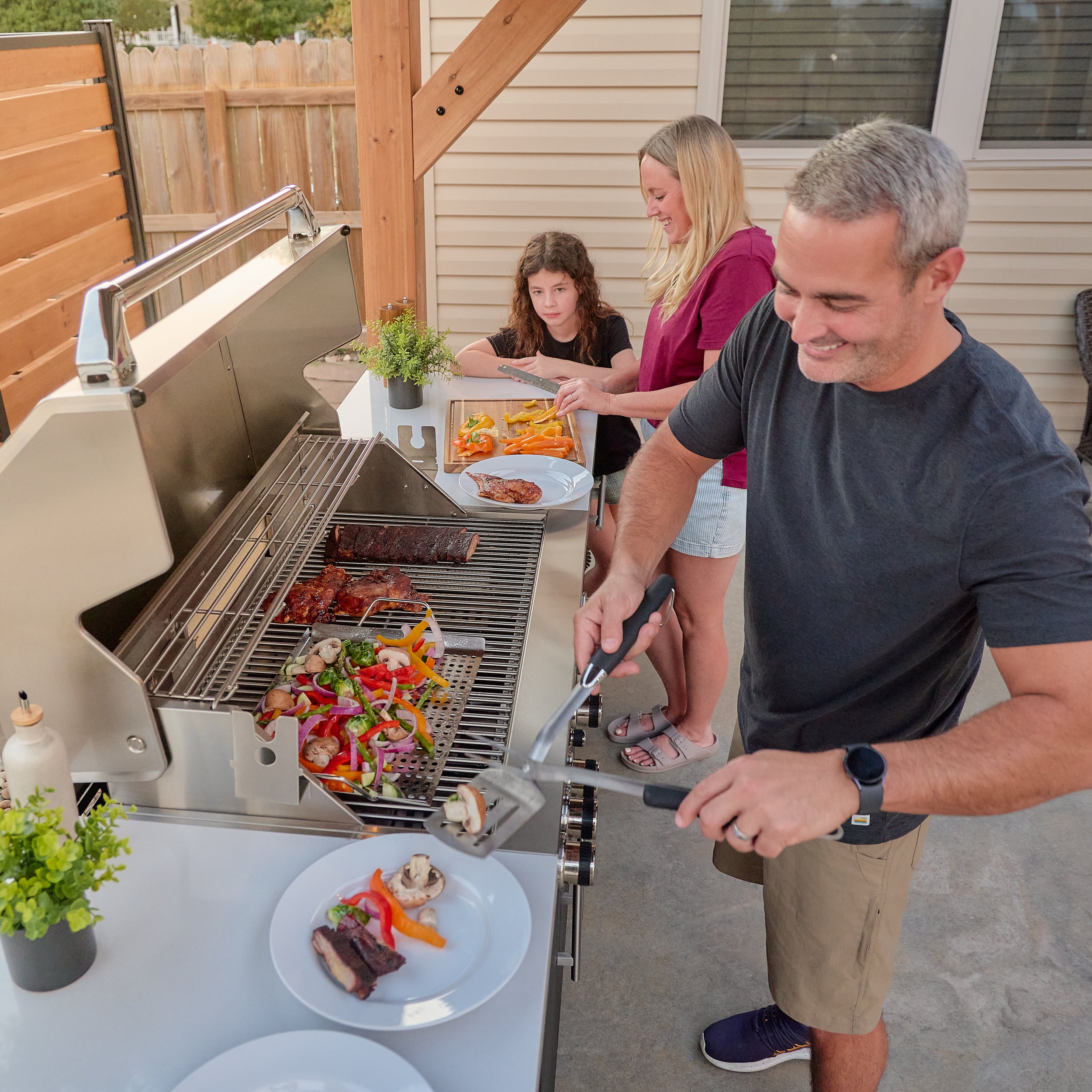 Timber Rock Outdoor Grill Cook Station