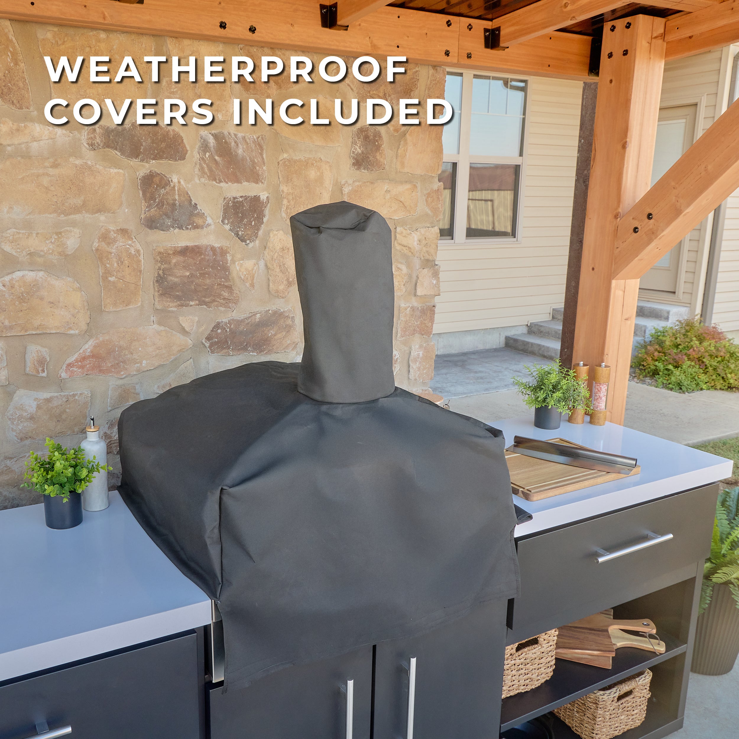 Timber Rock Outdoor Pizza Oven Cook Station