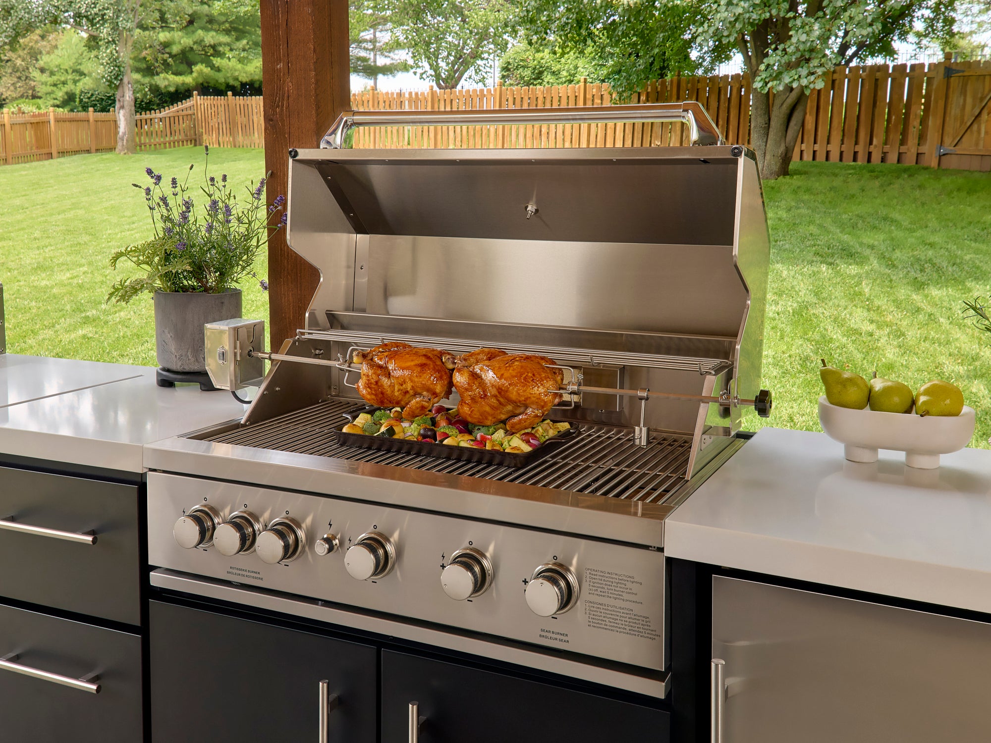 Emory 9' Outdoor Kitchen Island