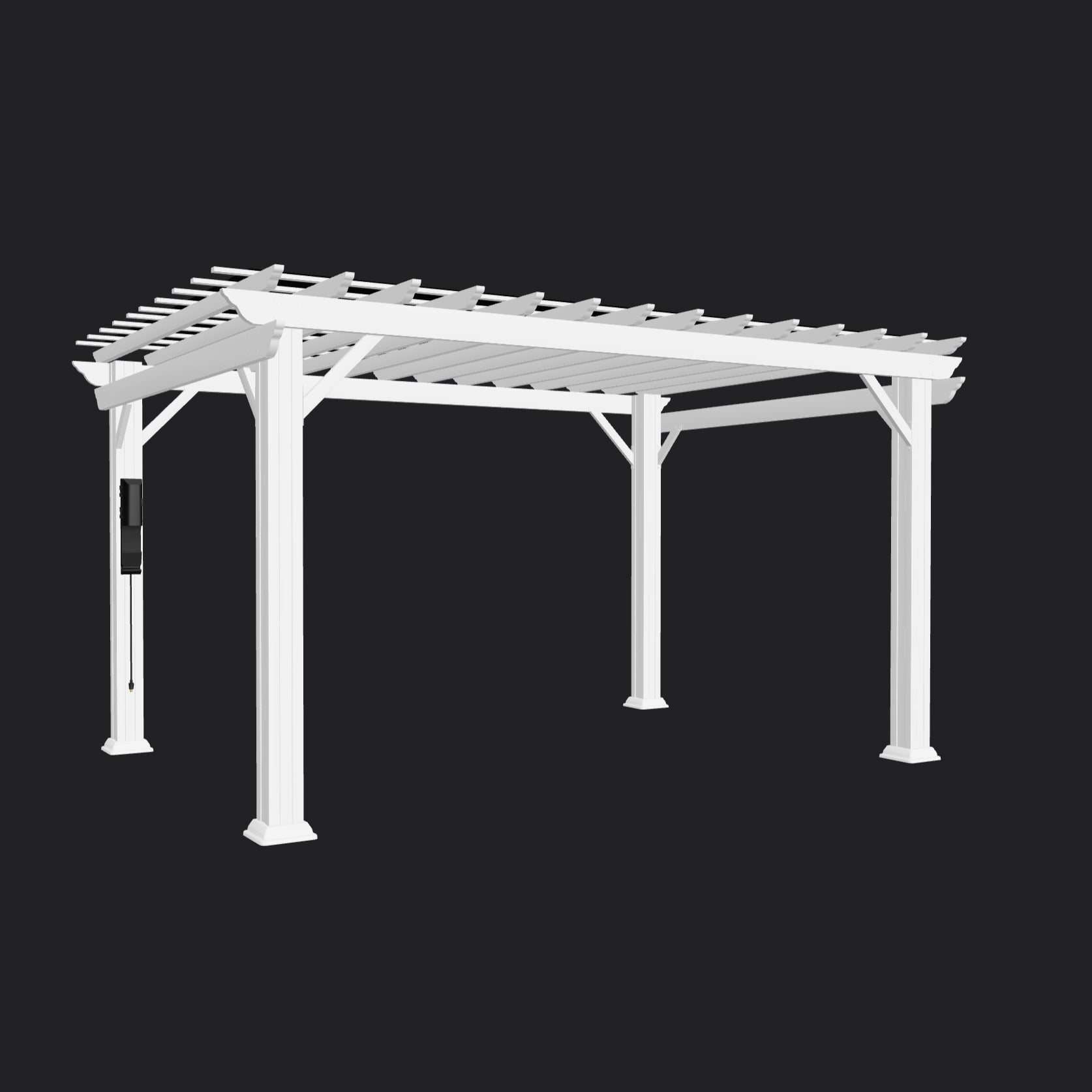 Stratford 14x10 Pergola – White