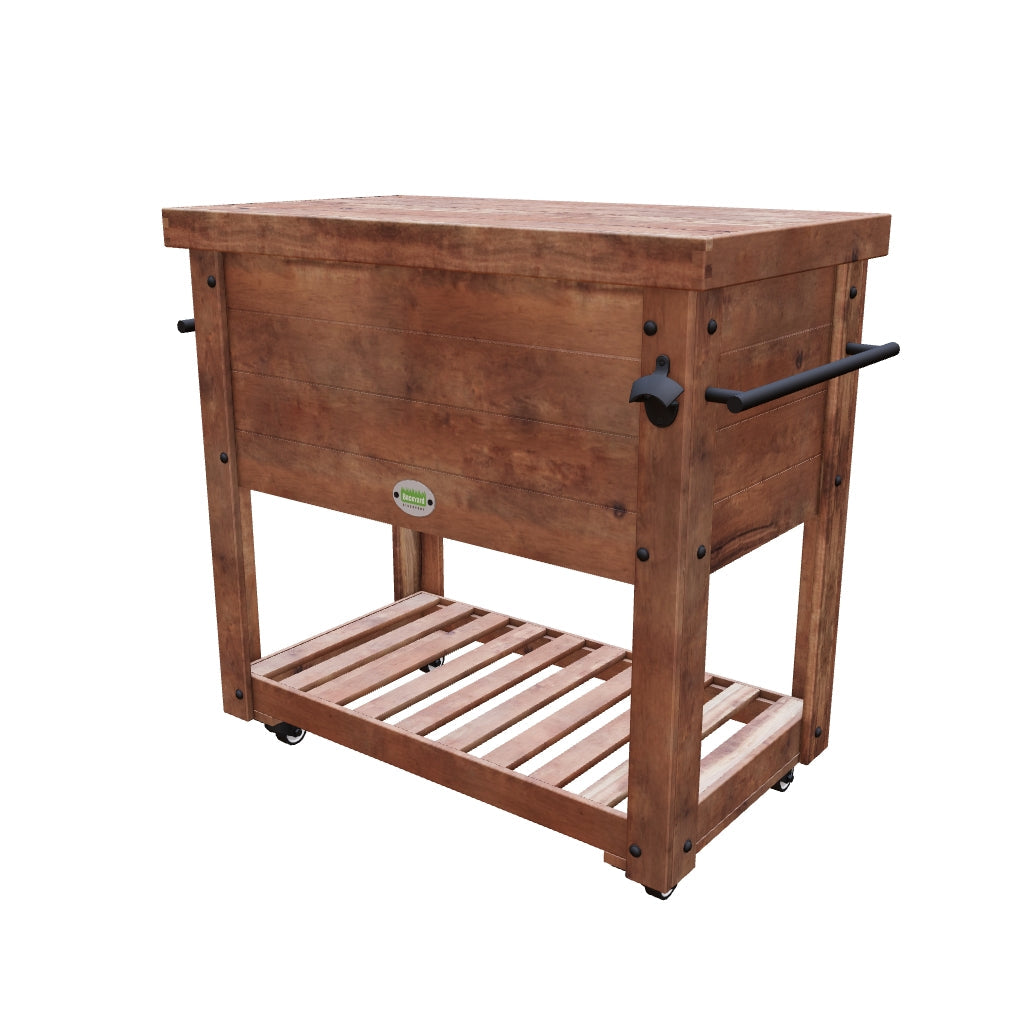 100QT Cooler - Acacia 3D Model