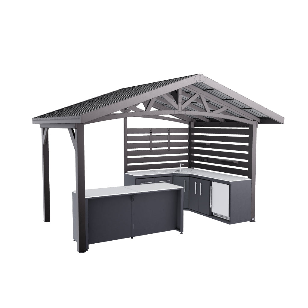 Langston Appliance Ready Outdoor Kitchen 3D