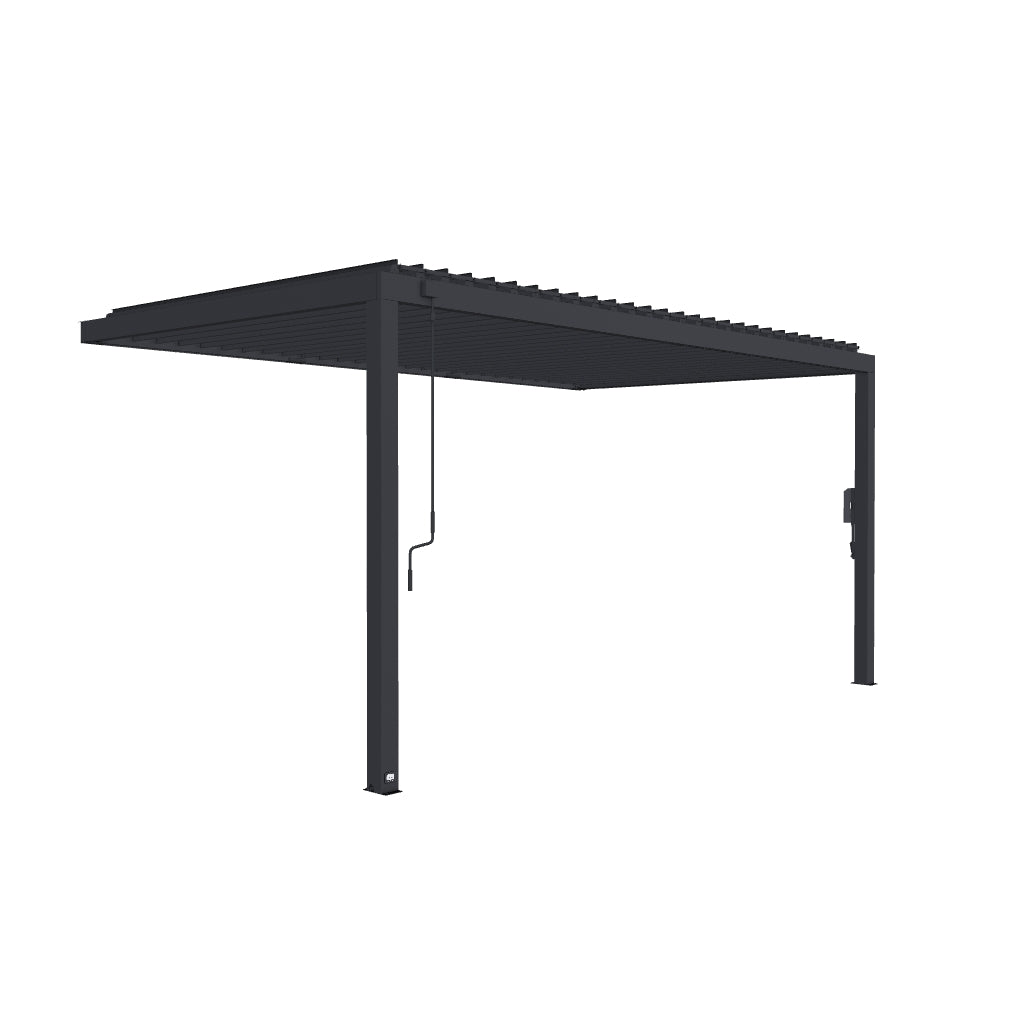 16x10 Evanston Louvered Pergola 3D Model