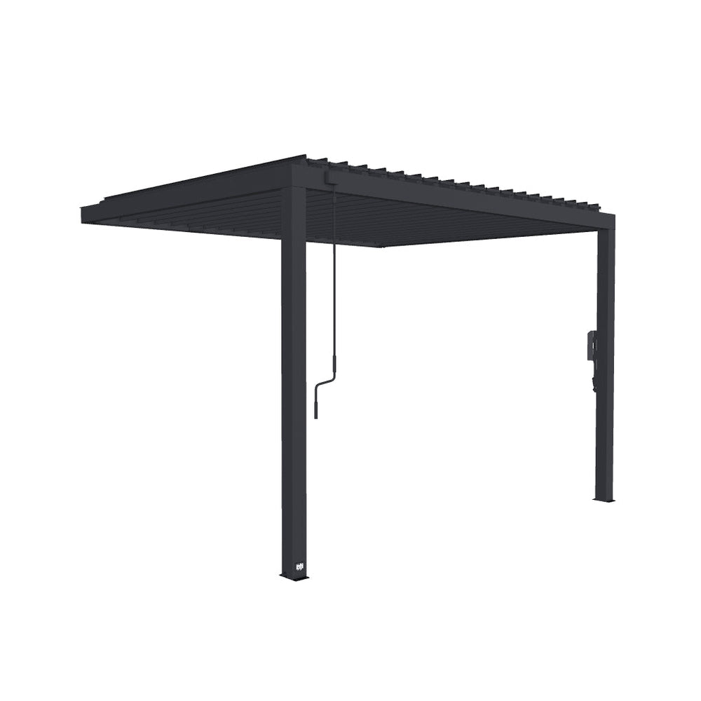 12x10 Evanston Louvered Pergola 3D Model