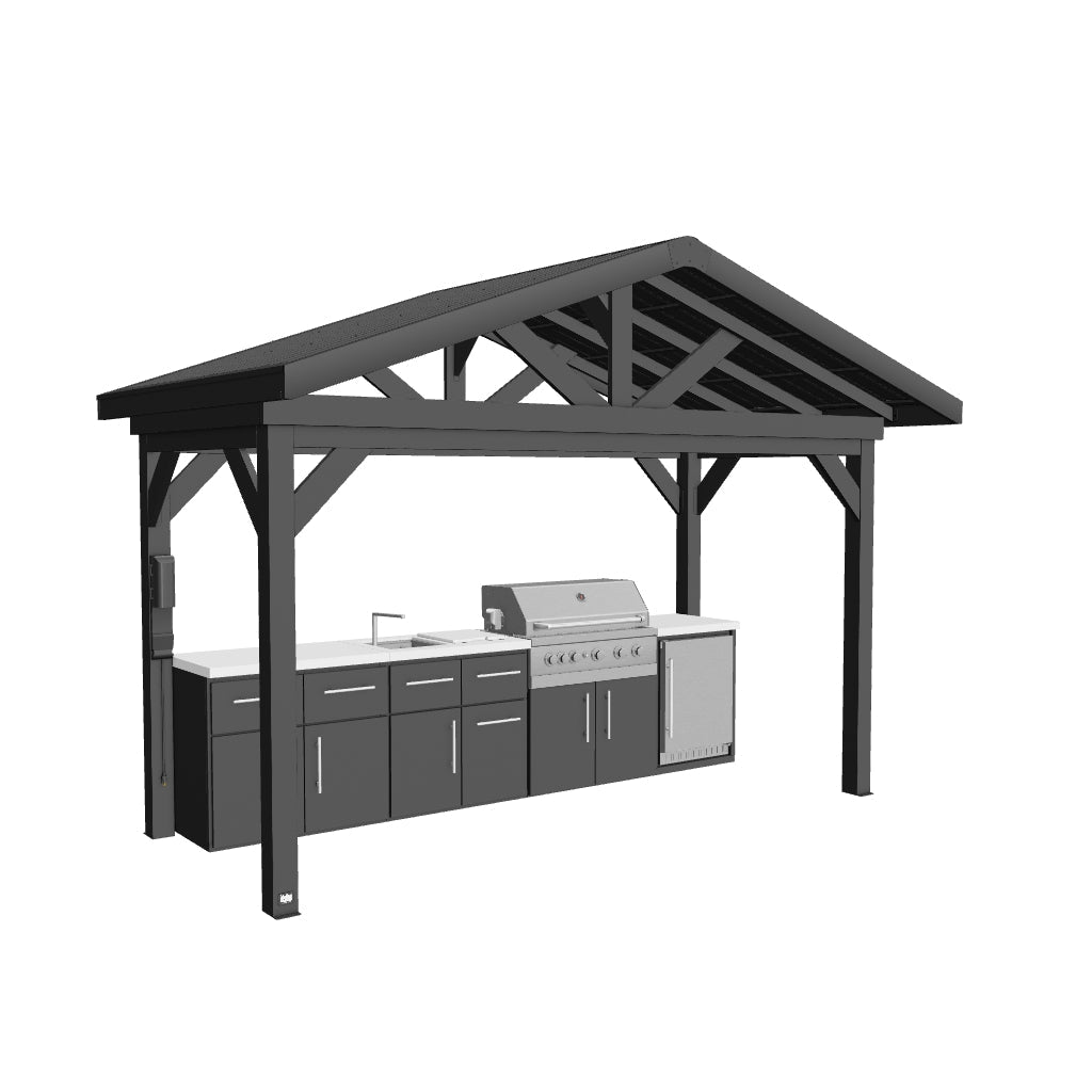 Lancaster Linear Outdoor Kitchen