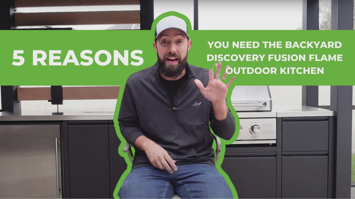 5 reasons you need the backyard discovery fusion flame outdoor kitchen