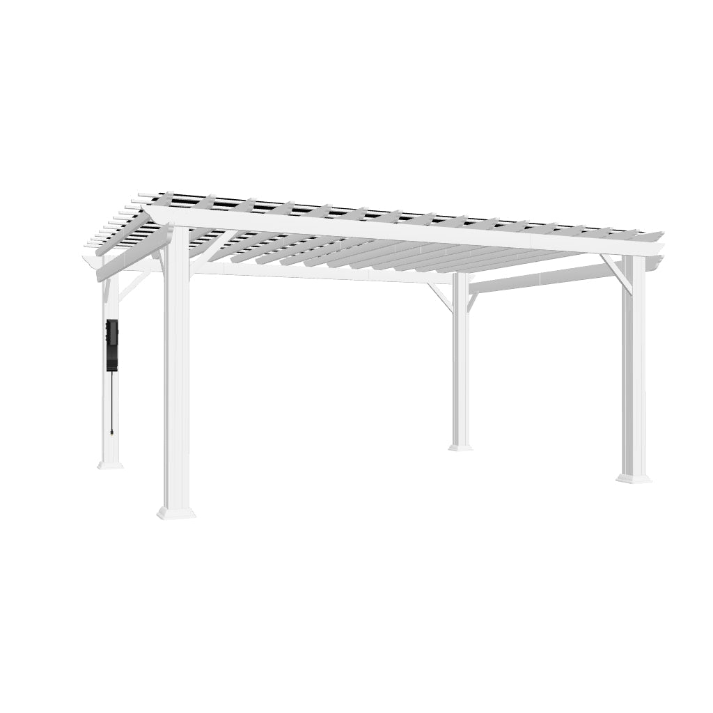Stratford 16x12 Pergola – White