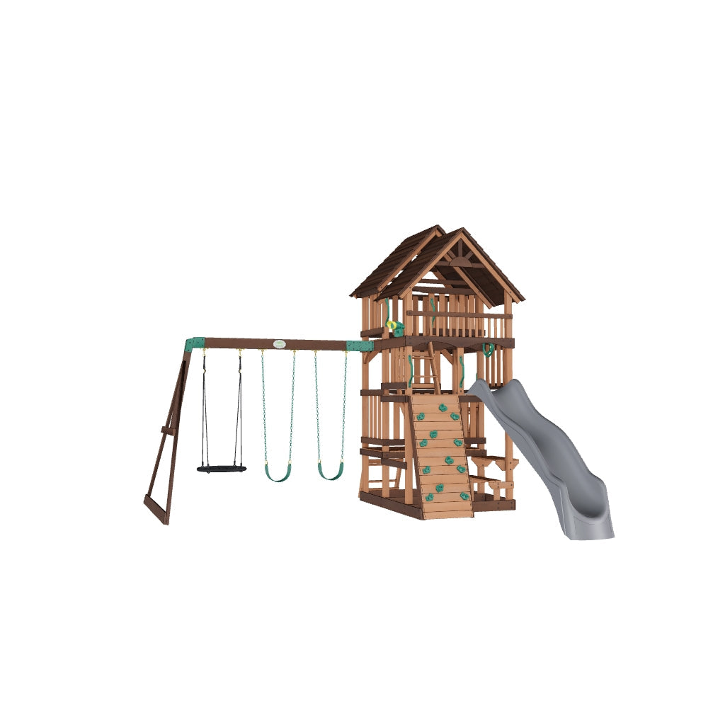 Highlander Swing Set Gray 3D Model