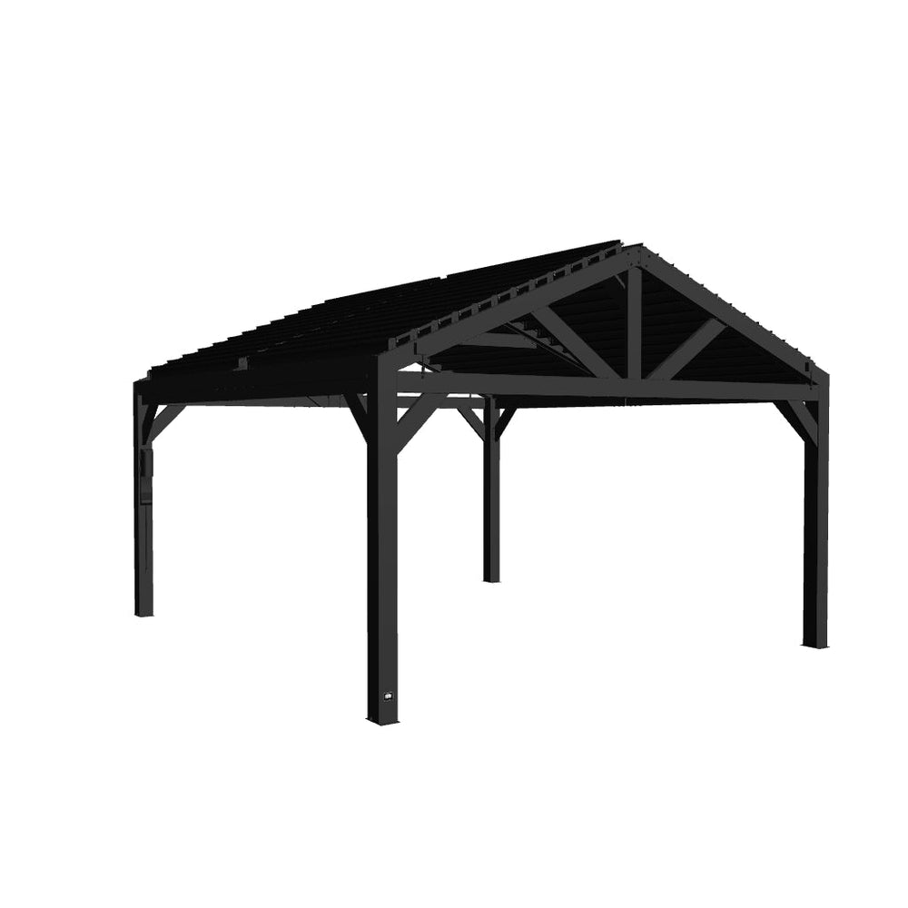 16x14 Ridgeline Steel Louvered Pergola