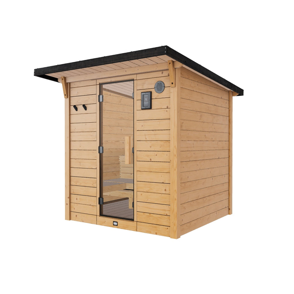 Henley Outdoor Cabin Sauna – 4-6 Person | stacked