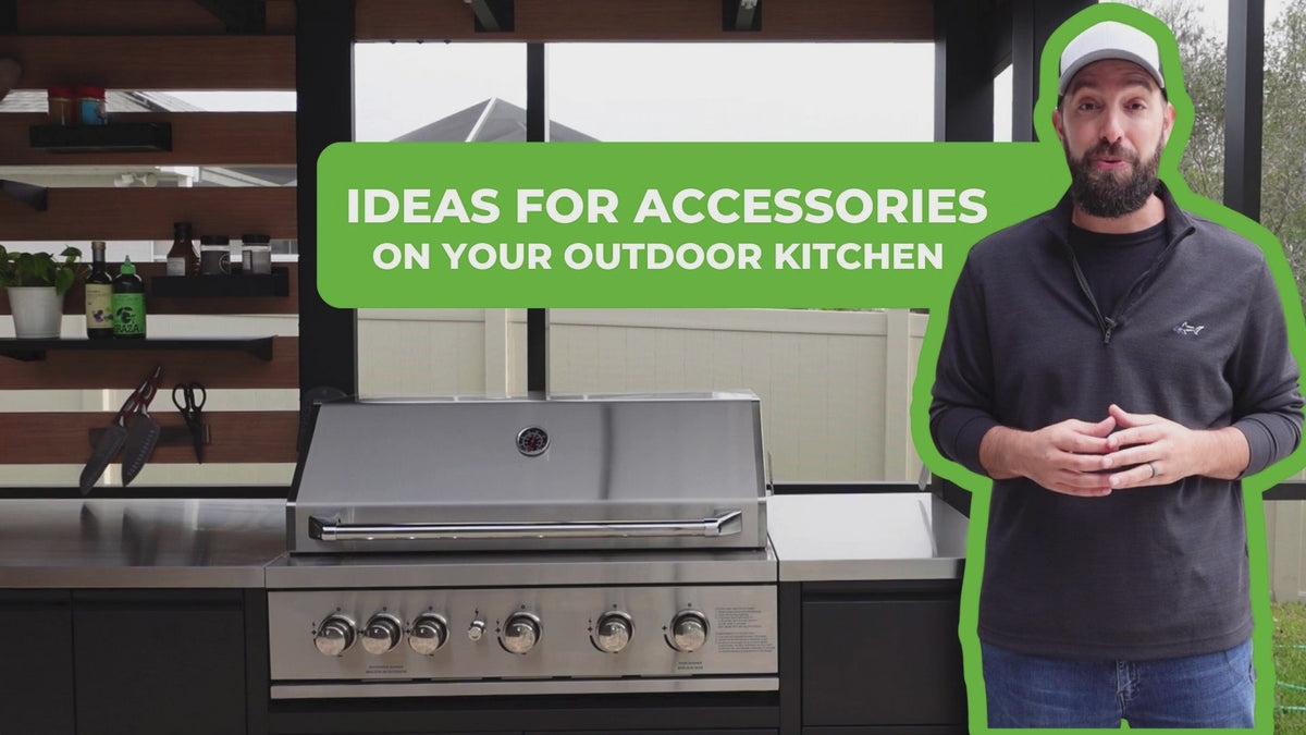 ideas for accessories for your outdoor kitchen