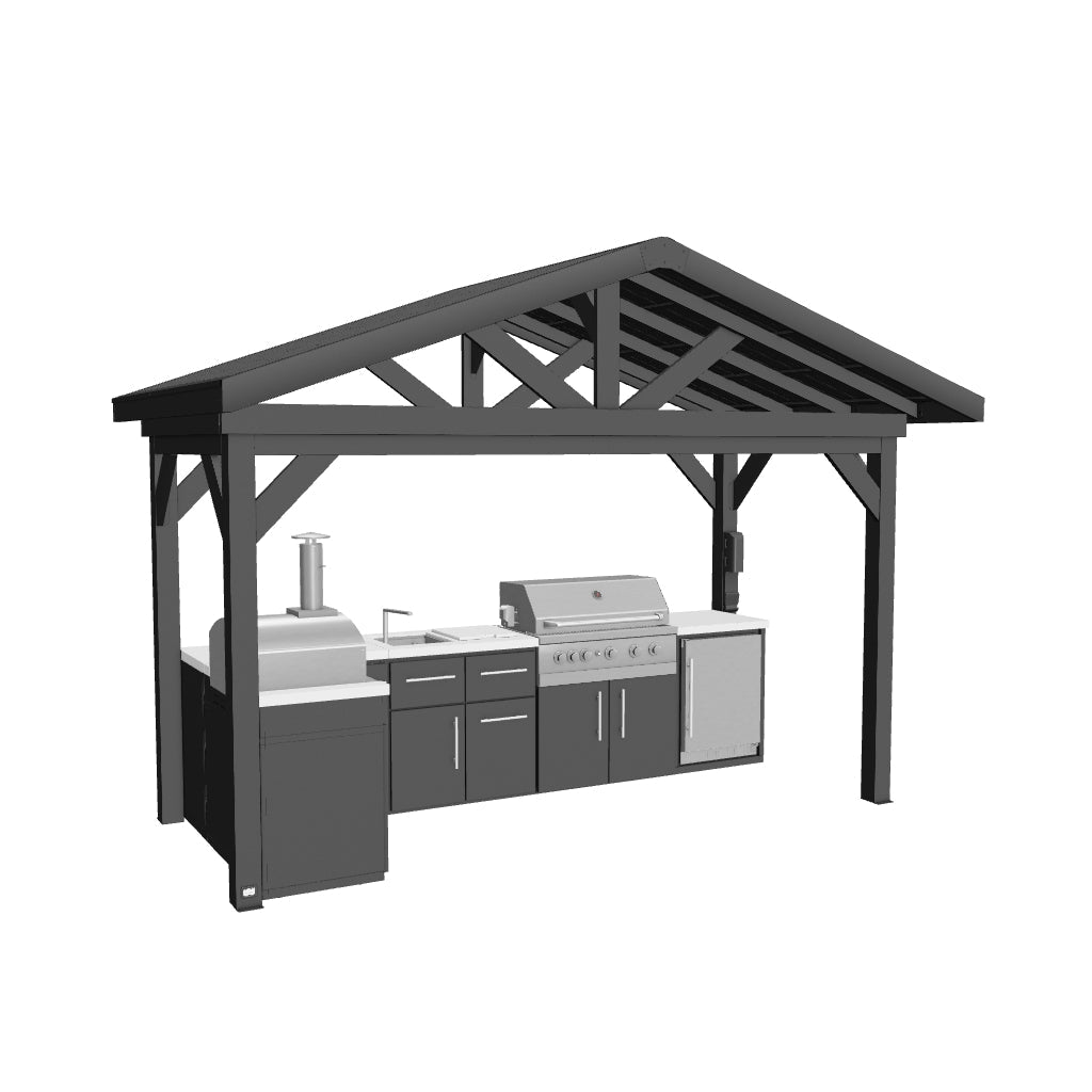 Lancaster L-Shape Outdoor Kitchen
