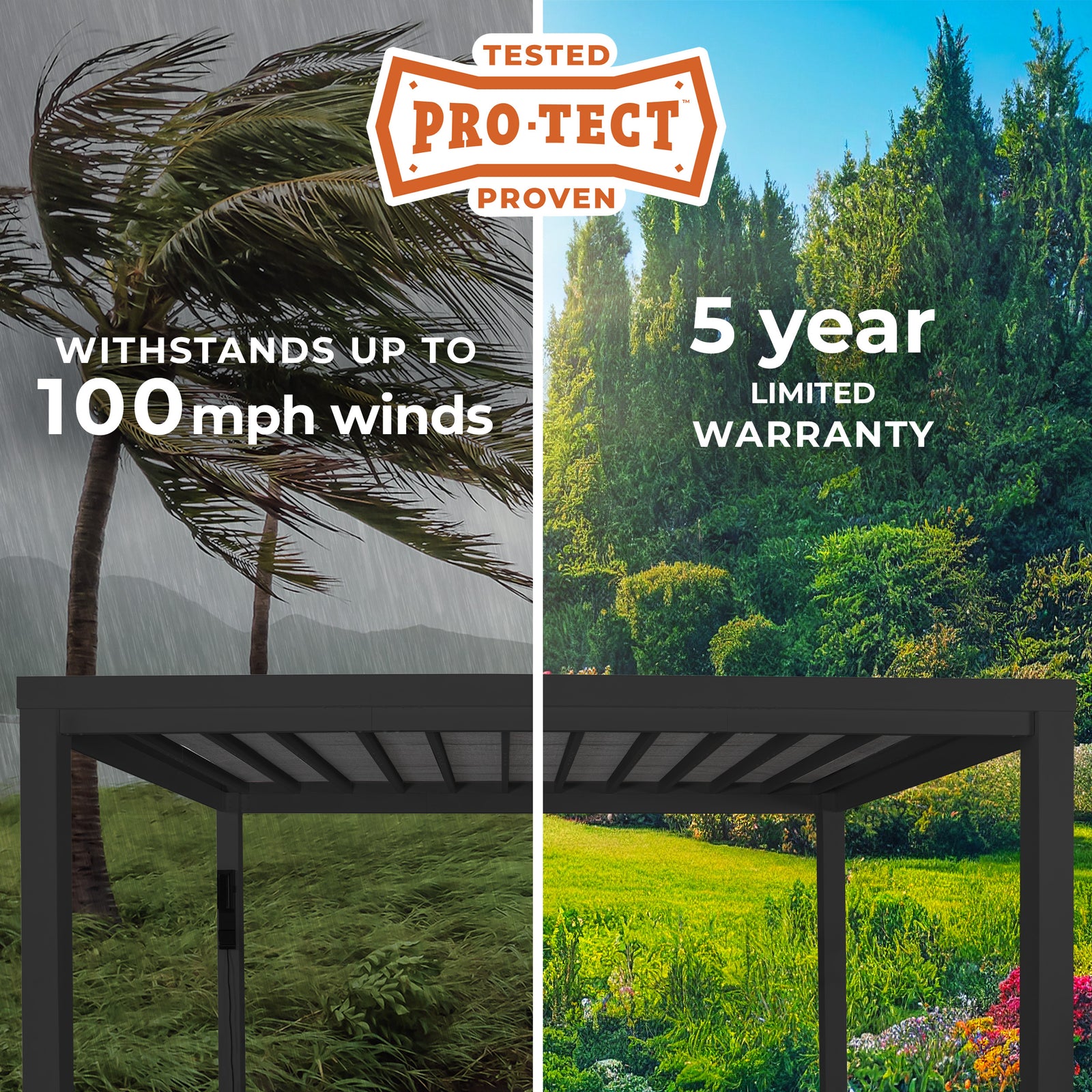 Load image into Gallery viewer, 12x10 Trenton Modern Steel Pergola With Sail Shade Soft Canopy
