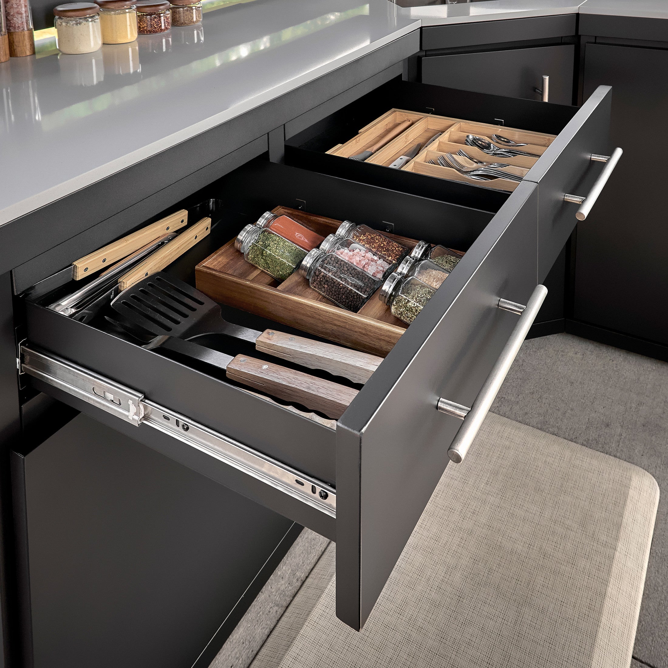 Langston Appliance-Ready Outdoor Kitchen with Refrigerator