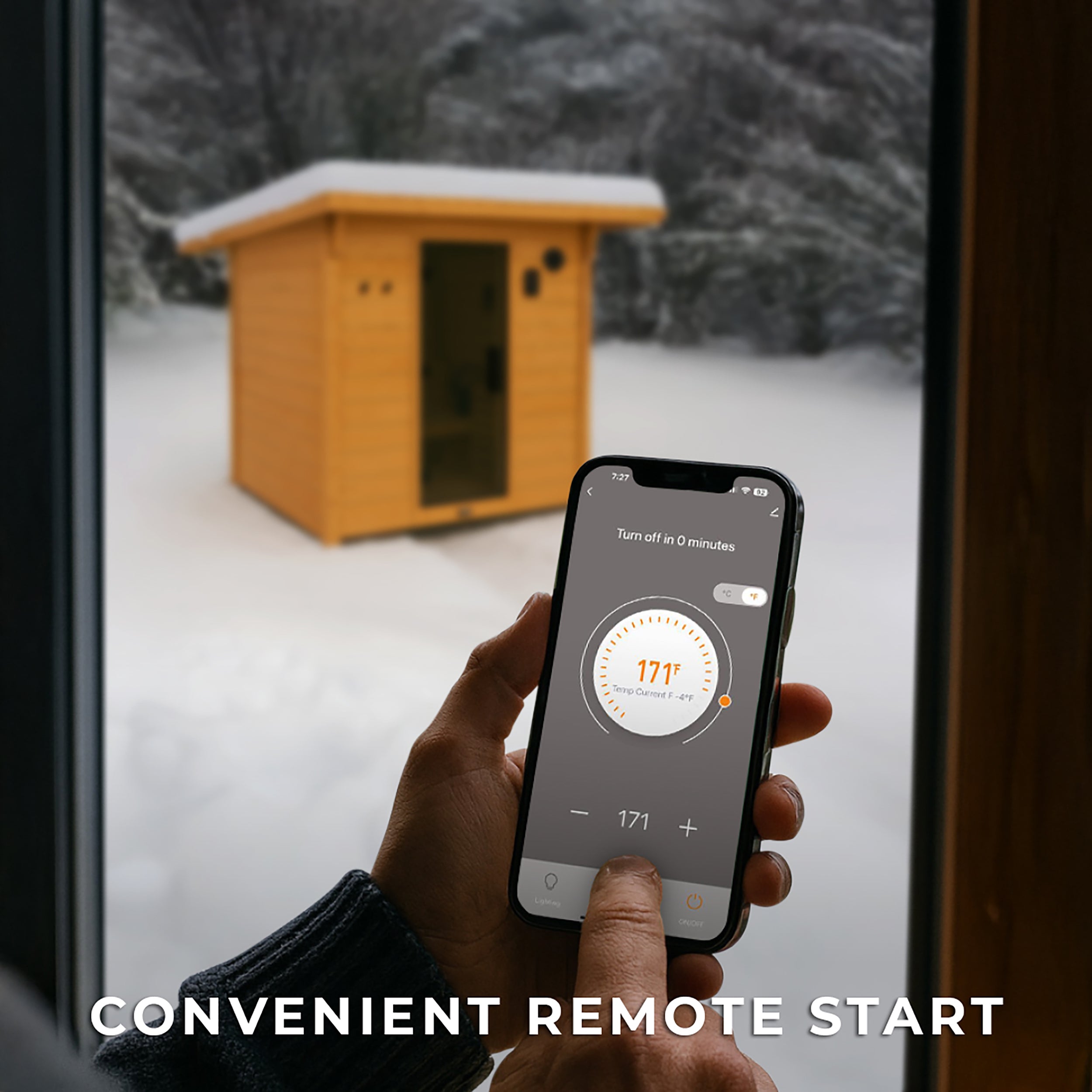 Henley Outdoor Cabin Sauna – 4-6 Person