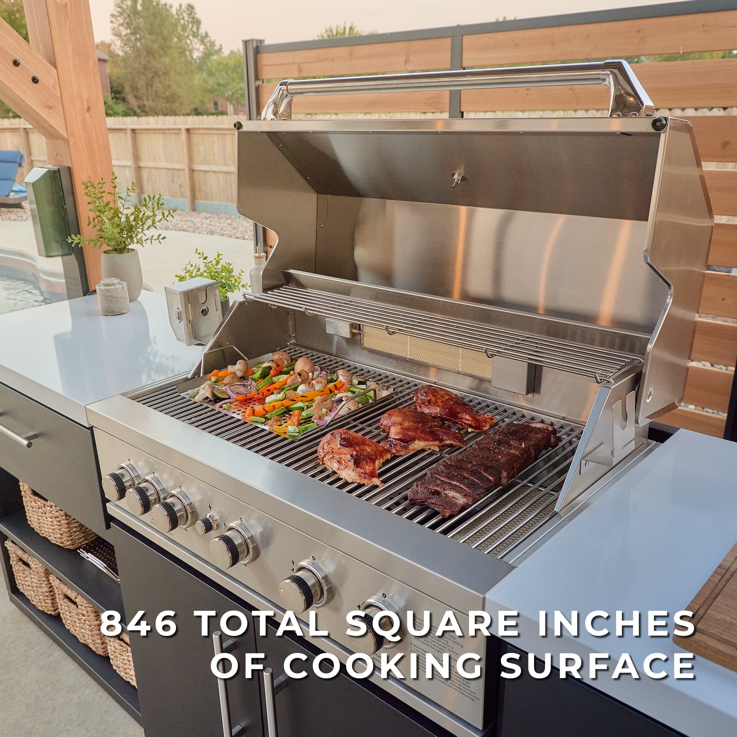 Timber Rock Outdoor Grill Cook Station