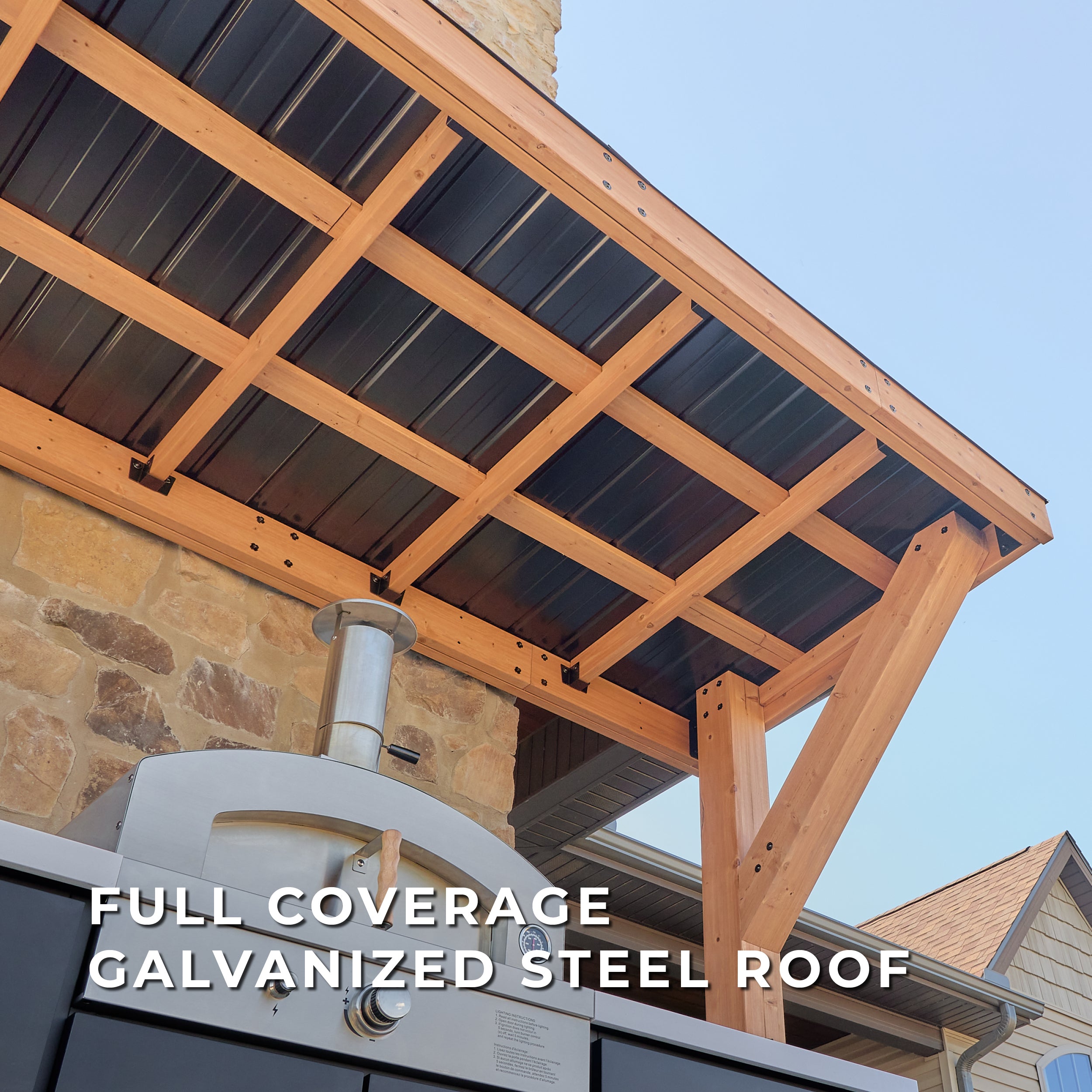 Timber Rock Outdoor Pizza Oven Cook Station