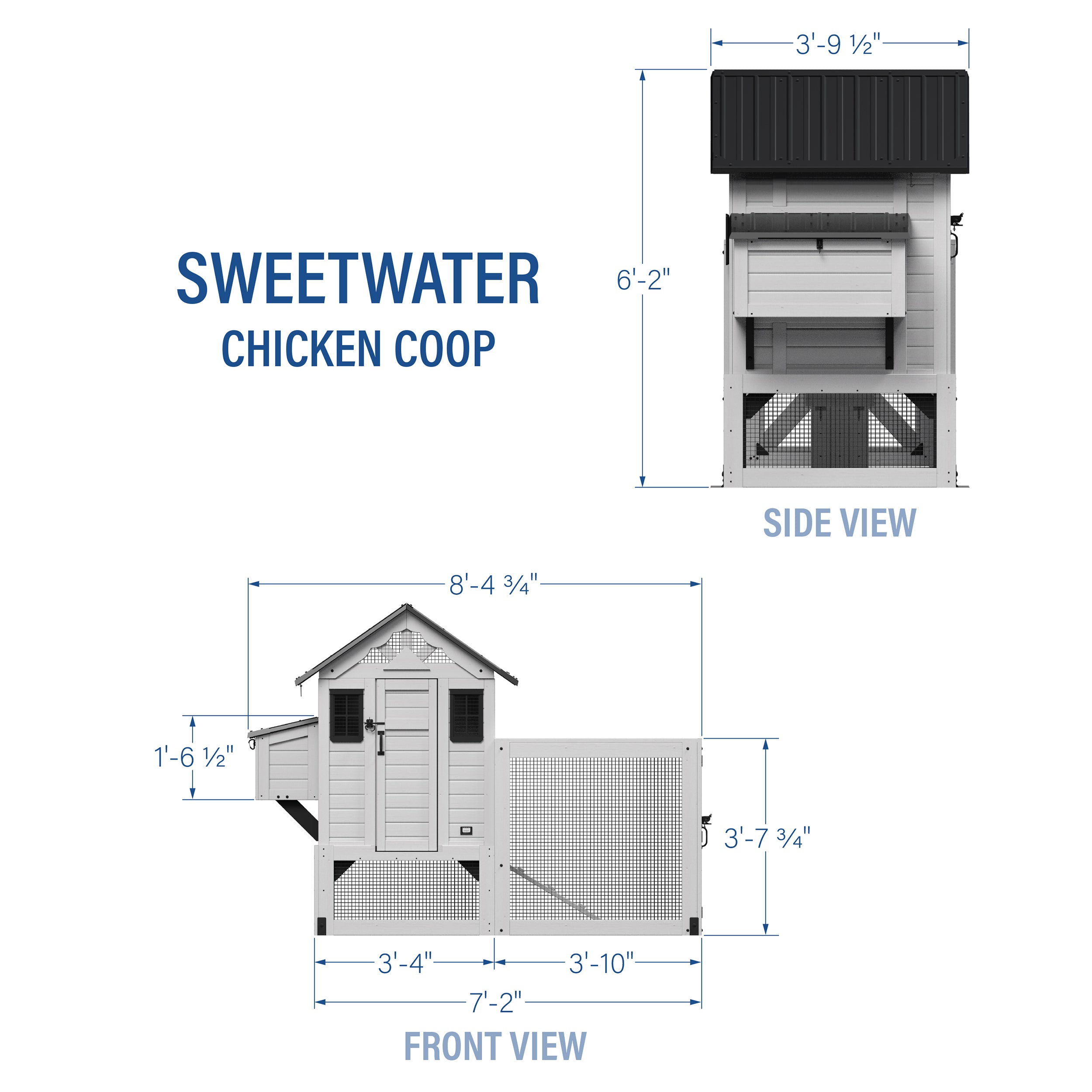 趣味・スポーツ・実用 DAC Coop Sweet Coop Sweetwater Chicken Coop