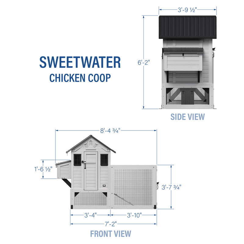 Sweetwater Chicken Coop specifications