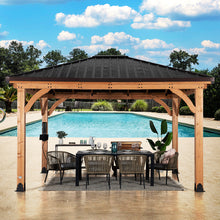 Load image into Gallery viewer, 14x12 Barrington Gazebo placed by pool
