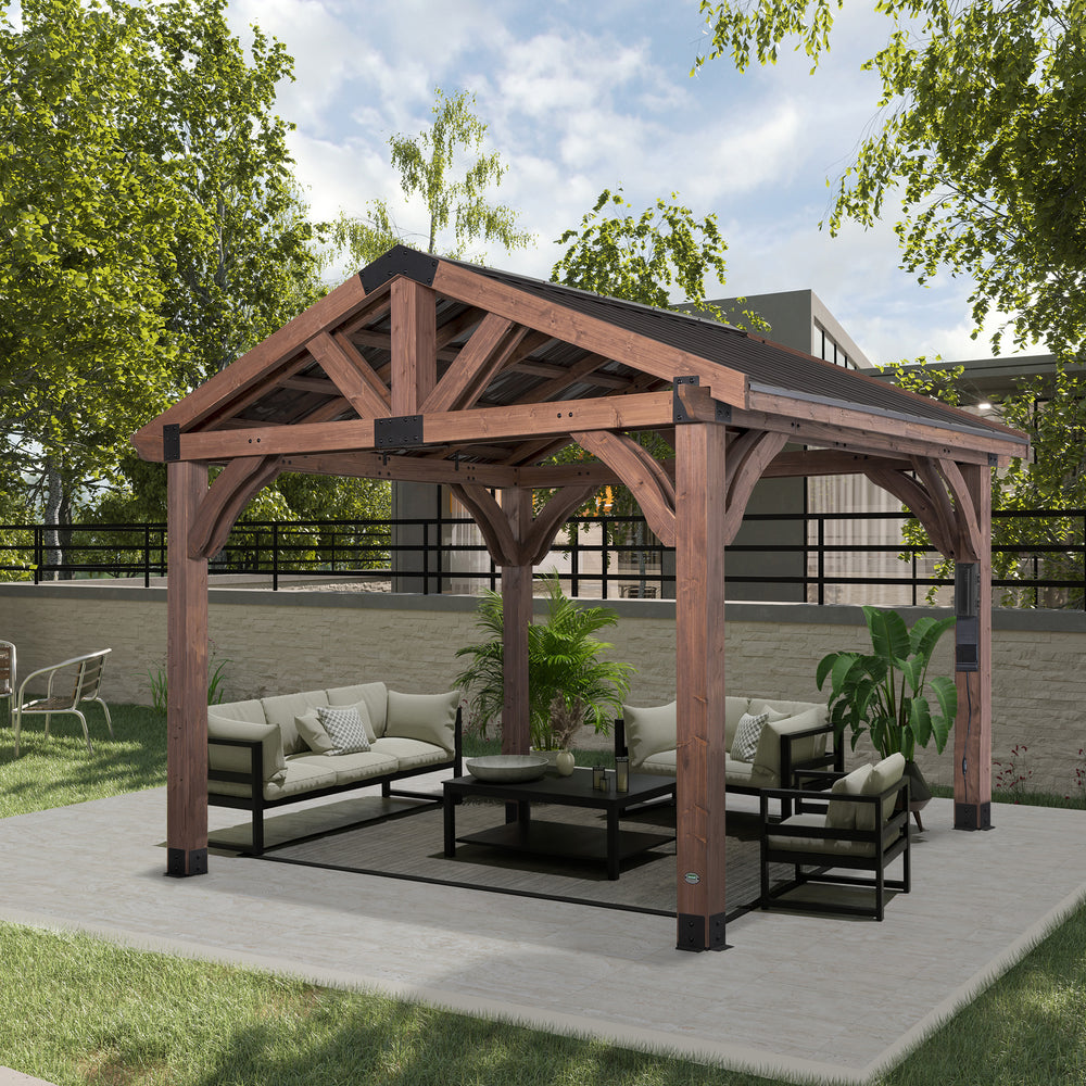 Load image into Gallery viewer, 12x10 Arlington Gazebo with Electric - Backyard Discovery
