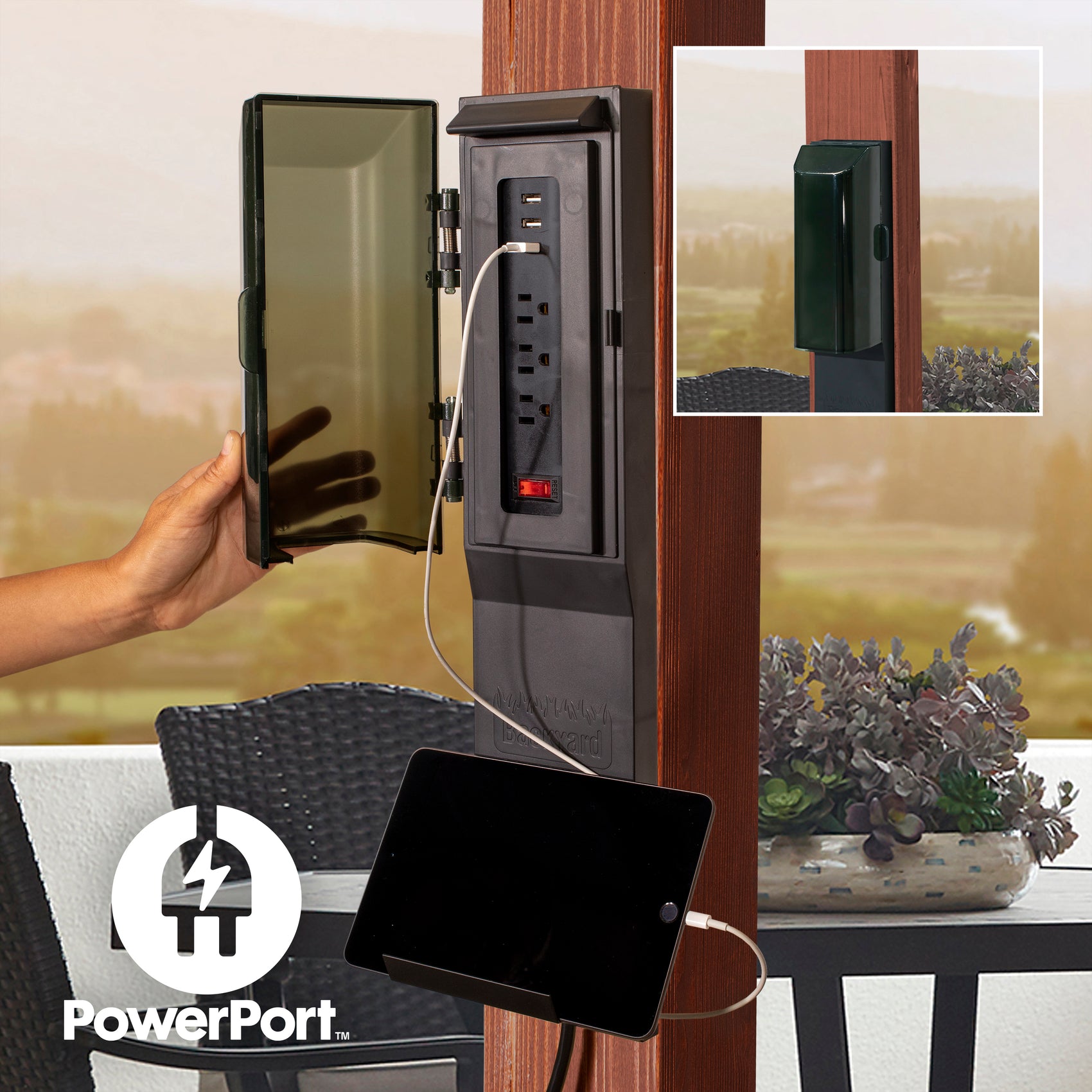 Ashland 14 x 10 Pergola Powerport