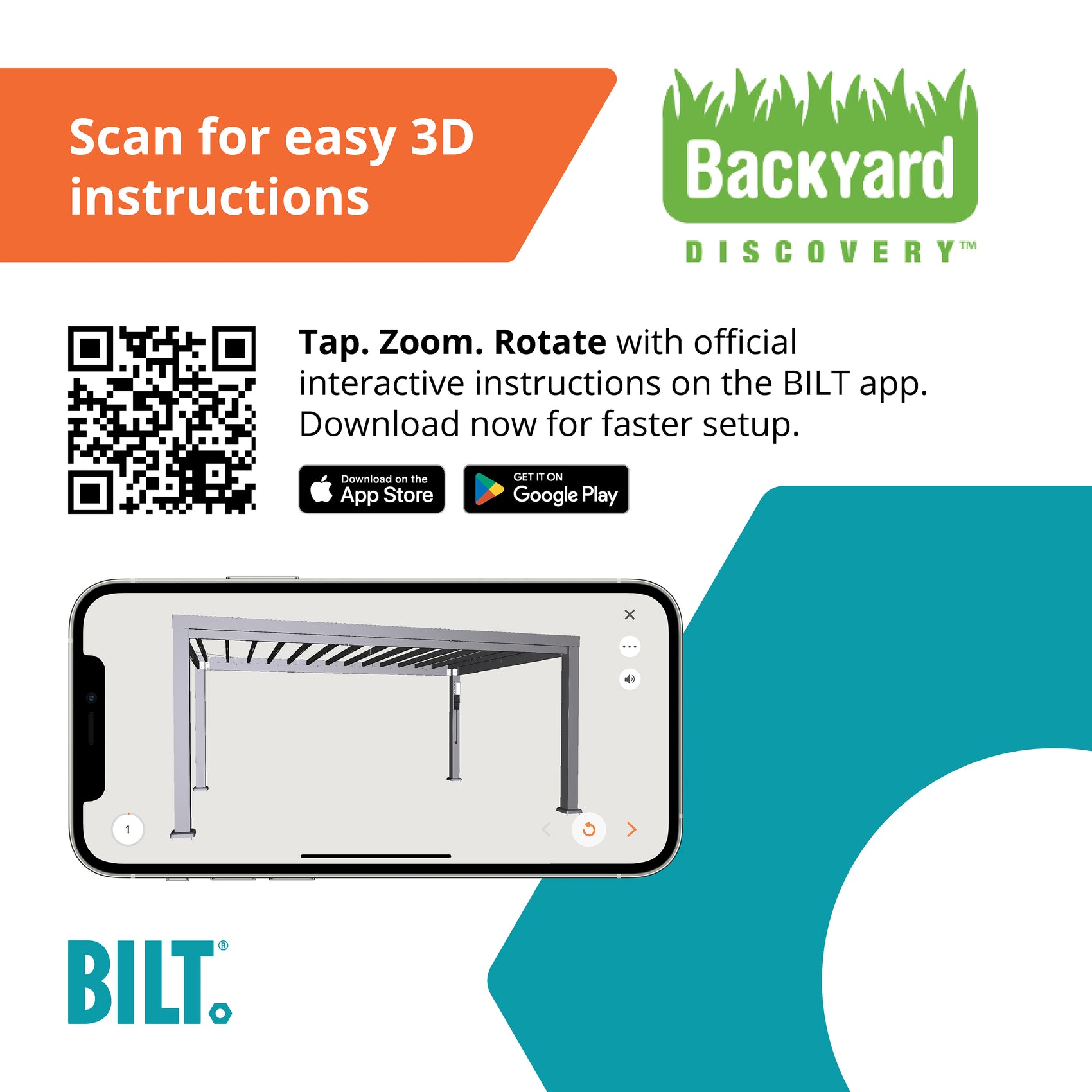 16x12 Windham Pergola BILT App