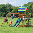 
                            
                              Load image into Gallery viewer, Backyard Discovery Playsets - Beach Front Wooden Swing Set#main
                            
                          