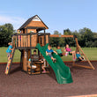 
                            
                              Load image into Gallery viewer, Canyon Creek Swing Set Green Slide Main
                            
                          