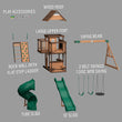 
                            
                              Load image into Gallery viewer, Cedar Cove Swing Set Exploded View
                            
                          