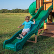 
                            
                              Load image into Gallery viewer, Cedar Cove Swing Set with wave slide
                            
                          