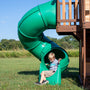 Load image into Gallery viewer, Cedar Cove Swing Set with tube slide
