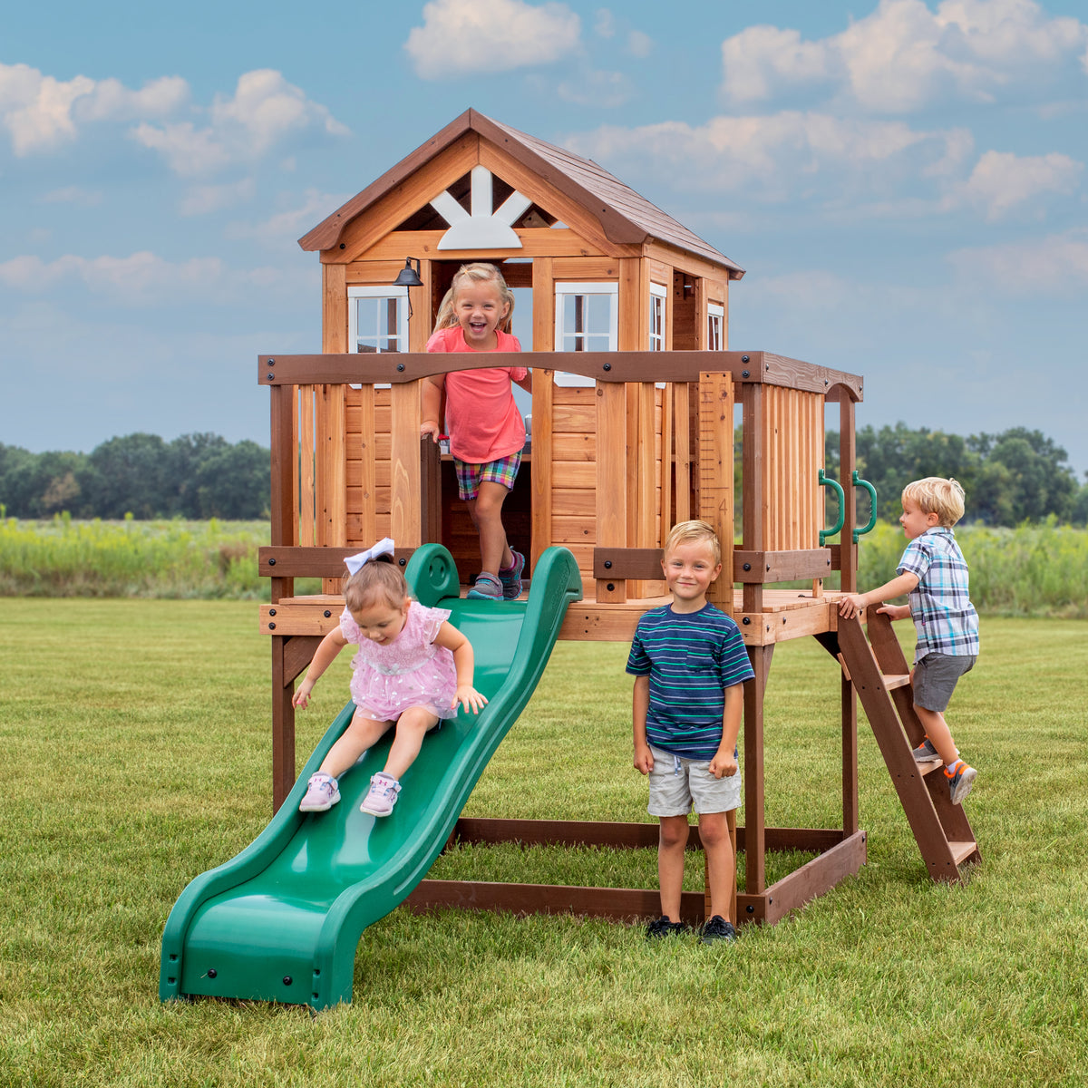 Play House Girls Playhouse With Slide 10 Best Playhouses For