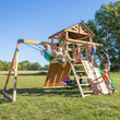 
                            
                              Load image into Gallery viewer, Children playing on wooden swing set
                            
                          