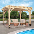 
                            
                              Load image into Gallery viewer, 12x10 Fairhaven Pergola Natural#main
                            
                          