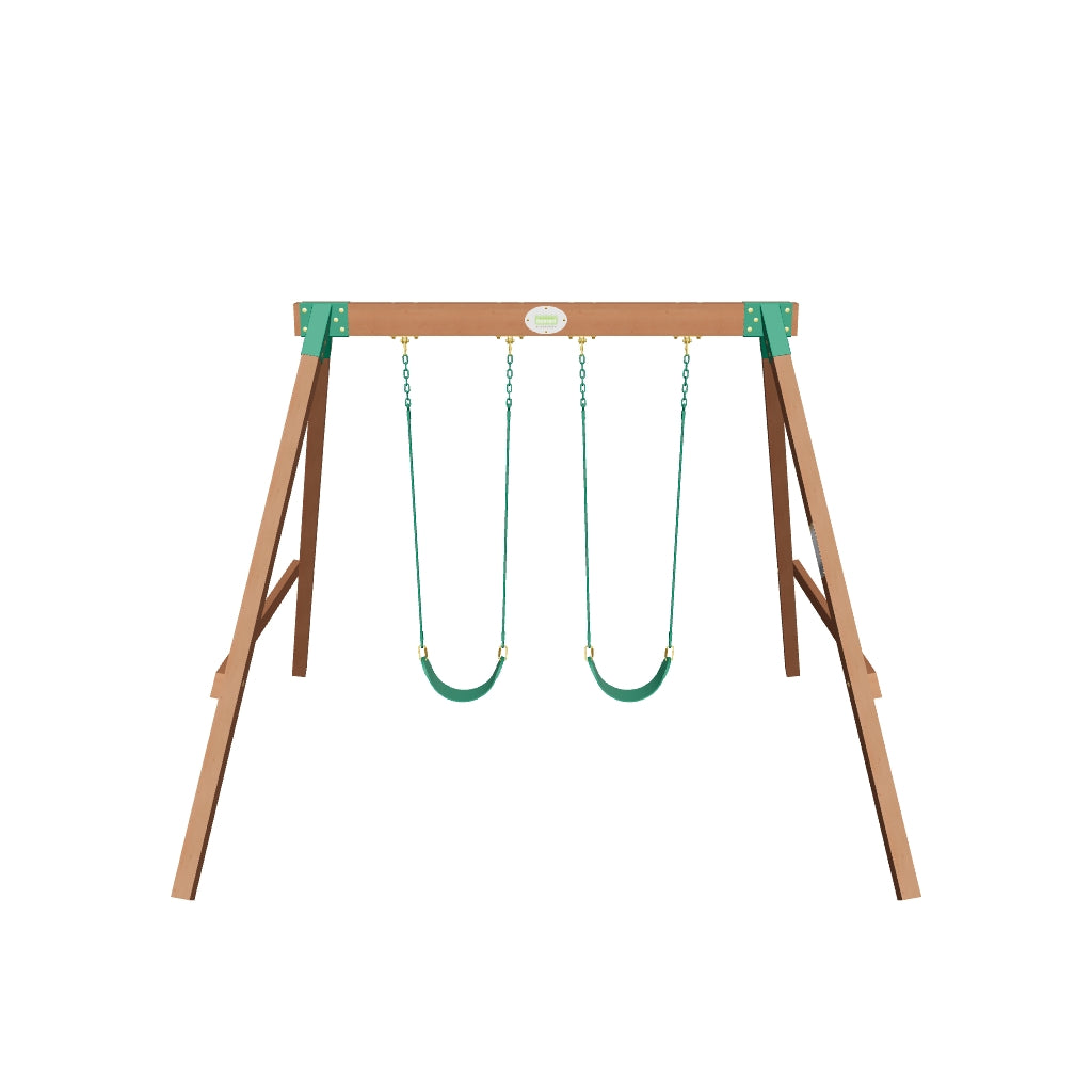 HeavyDuty Durango Outdoor Wooden Swing Set Backyard Discovery