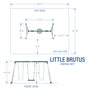 Load image into Gallery viewer, Little Brutus Swing Set Diagram
