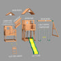 Load image into Gallery viewer, Malibu Swing Set Exploded View
