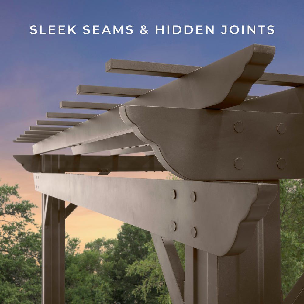 Sleek seams & hidden joints