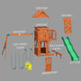 Load image into Gallery viewer, Monterey Swing Set Exploded View
