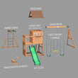 
                            
                              Load image into Gallery viewer, Montpelier Swing Set Exploded View
                            
                          