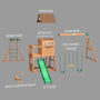 Load image into Gallery viewer, Montpelier Swing Set Exploded View
