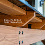 Load image into Gallery viewer, Saxony XL Grill Gazebo quality Cedar craftsmanship
