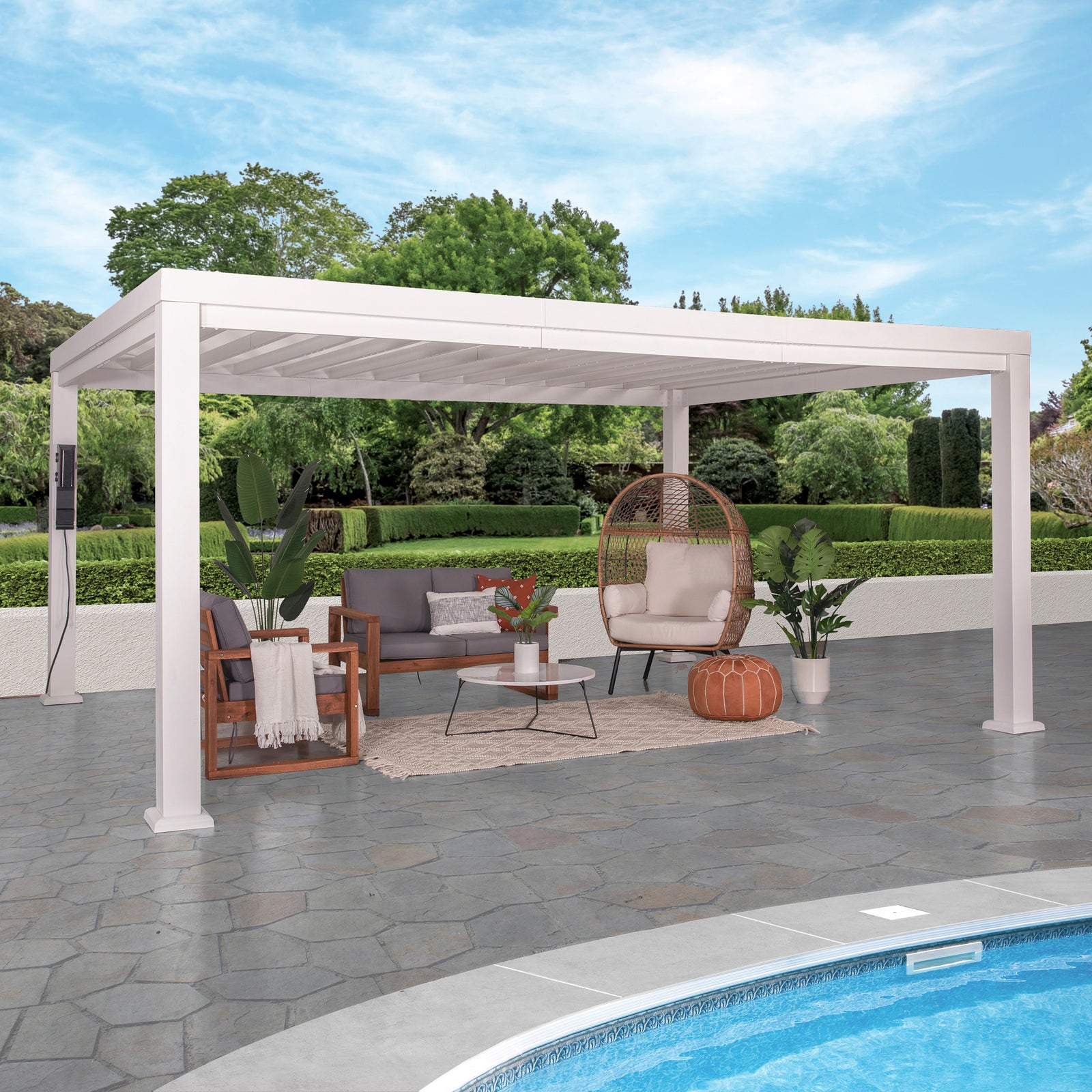 Load image into Gallery viewer, 16x12 Windham White Pergola
