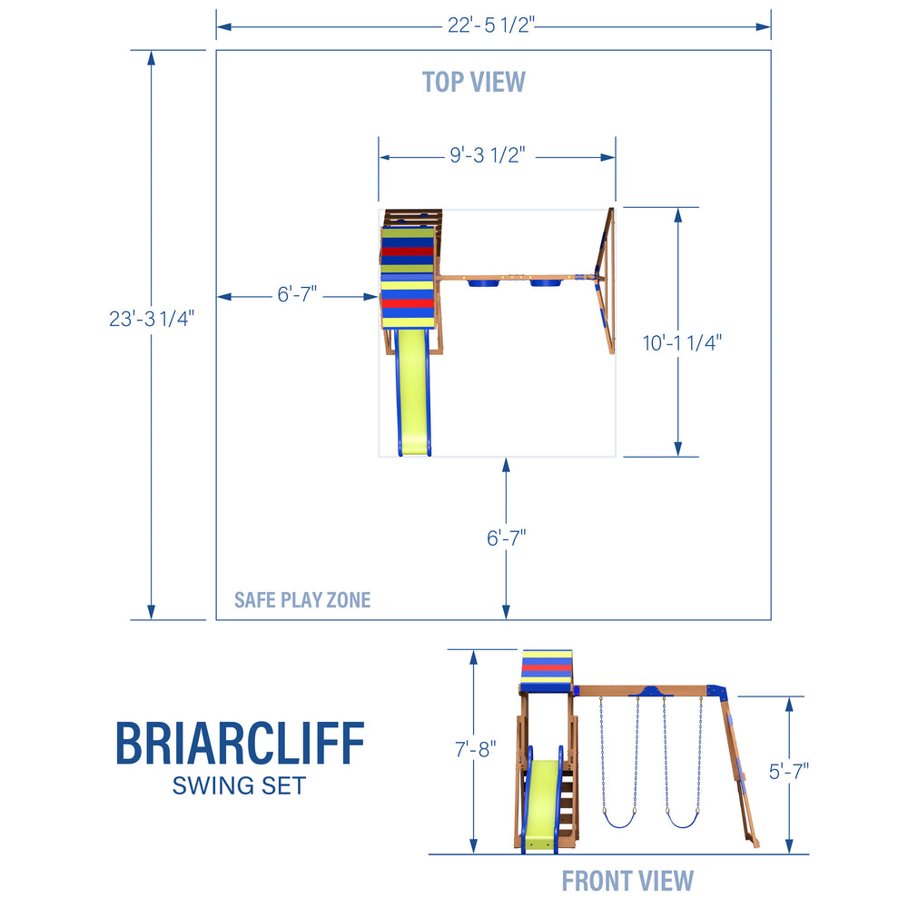 Briarcliff Swing Set Diagram
