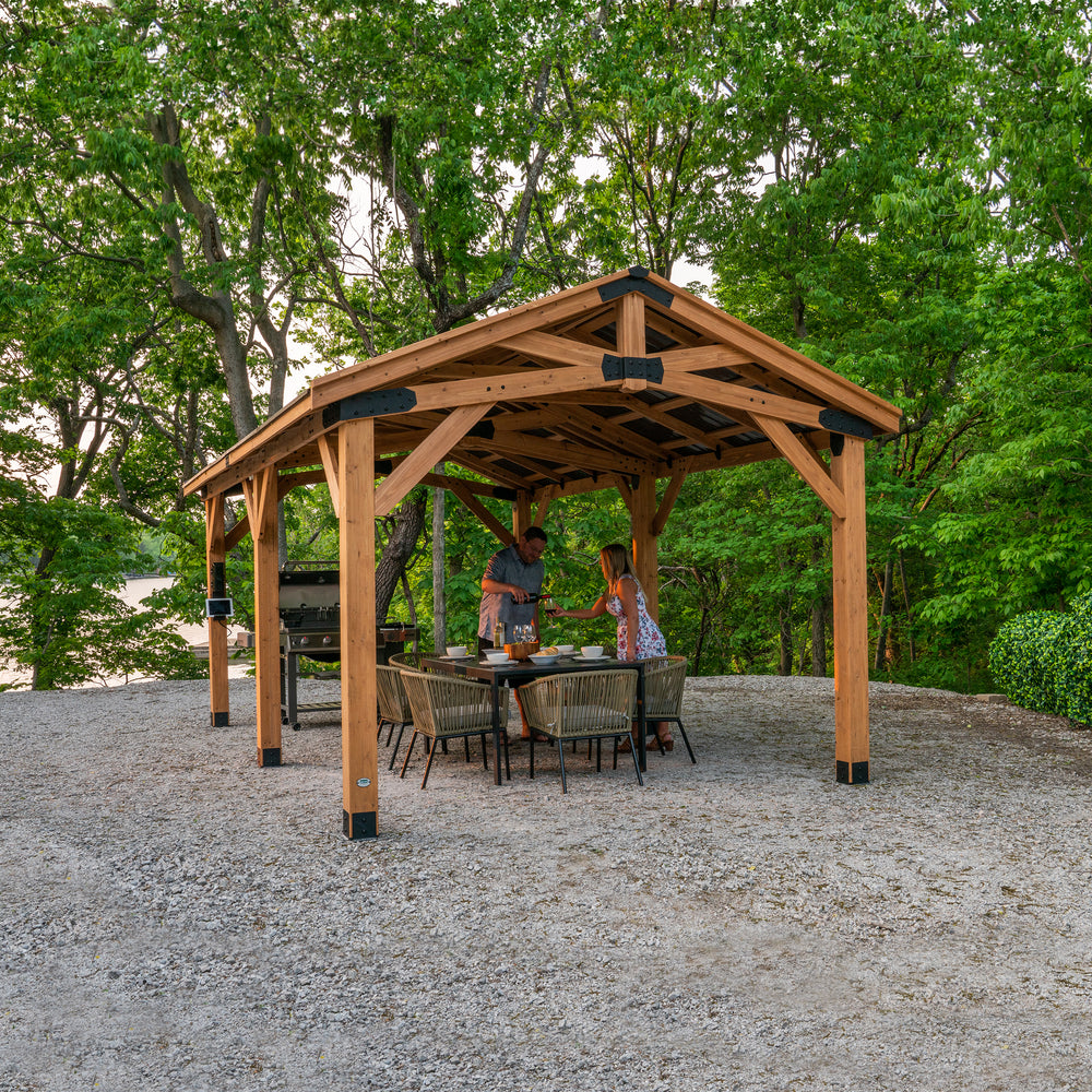 Load image into Gallery viewer, Norwood 20x12 Carport Gazebo Dining outdoors
