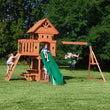 
                            
                              Load image into Gallery viewer, Woodland Swing Set Green Slide
                            
                          