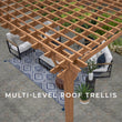
                            
                              Load image into Gallery viewer, 14x12 Beaumont Pergola Trellis
                            
                          