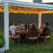 
                            
                              Load image into Gallery viewer, 16x12 Windham Modern Steel Pergola Electrical With Sail Shade Soft Canopy
                            
                          
