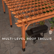 Load image into Gallery viewer, 20x12 Beaumont Pergola Trellis
